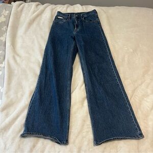 Calvin Klein Indigo Wide Leg Jeans
